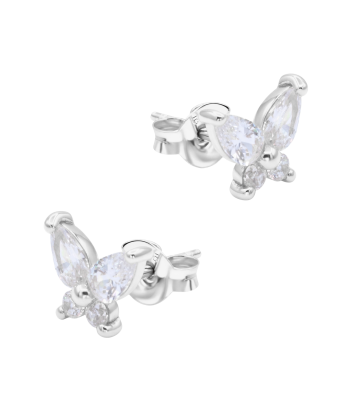 Blossom Butterfly Silver Stud Earring STS-7110